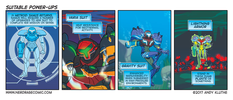 Illustration for article titled Sunday Comics: Suit Upgrades